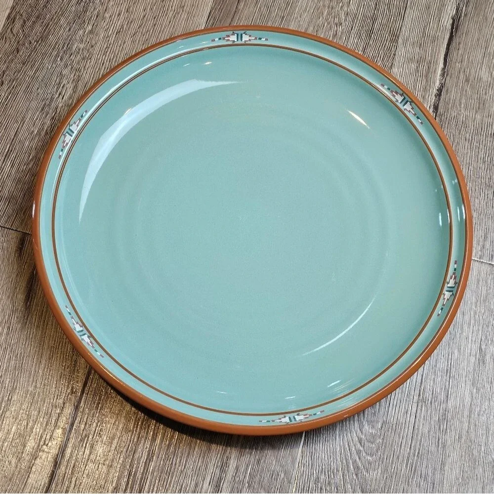 NORITAKE BOULDER RIDGE Platter Large Dinner Plate 12.5 inches